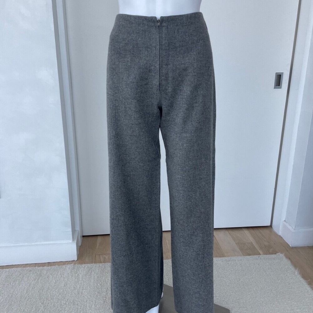 ICONIC 1970s BIBA Highwaisted Wool Wide Length Trousers